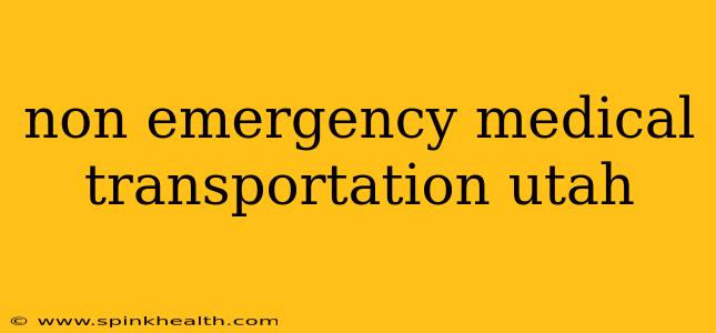 non emergency medical transportation utah