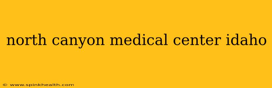 north canyon medical center idaho