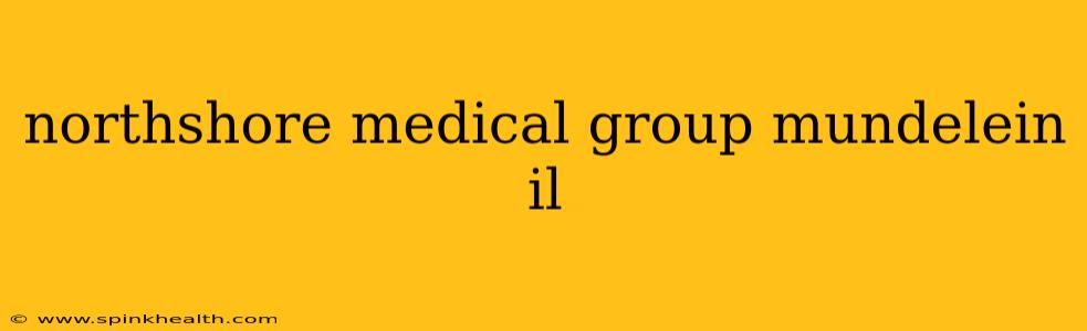 northshore medical group mundelein il
