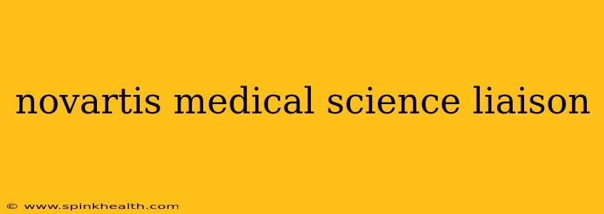 novartis medical science liaison