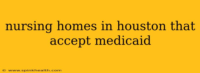 nursing homes in houston that accept medicaid