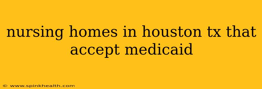nursing homes in houston tx that accept medicaid