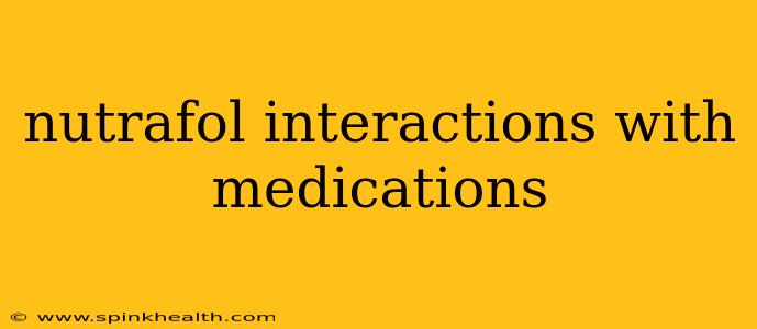 nutrafol interactions with medications