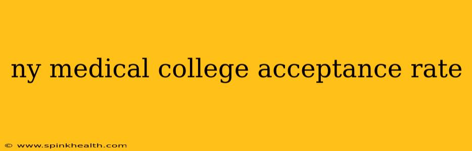 ny medical college acceptance rate