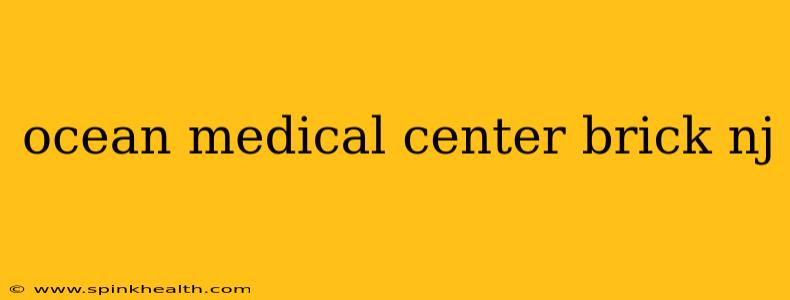 ocean medical center brick nj
