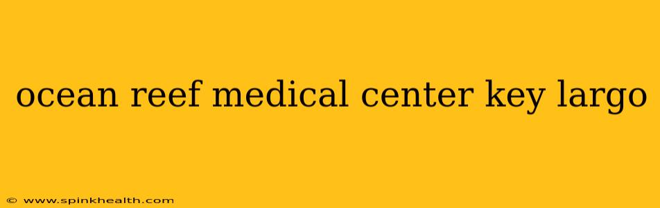 ocean reef medical center key largo