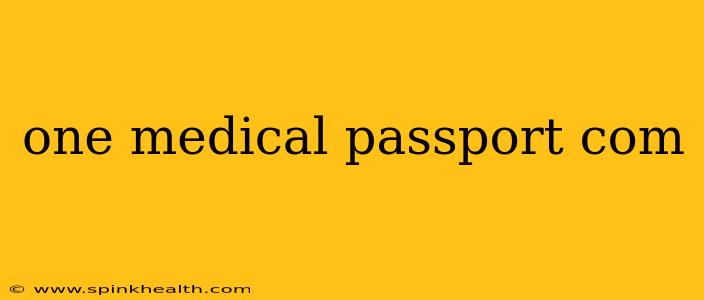 one medical passport com
