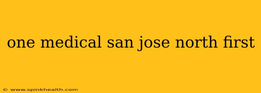 one medical san jose north first