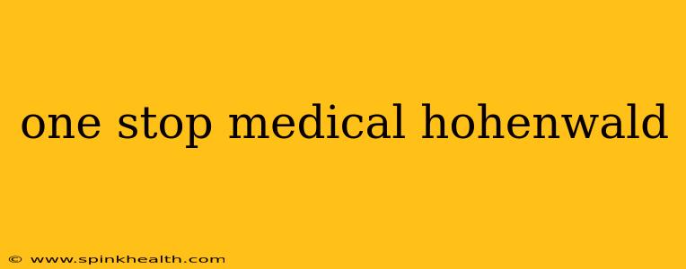 one stop medical hohenwald