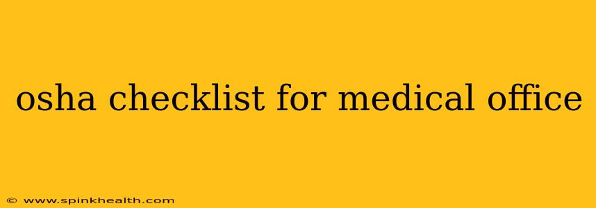osha checklist for medical office