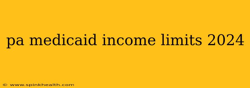 pa medicaid income limits 2024