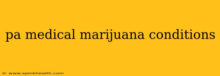 pa medical marijuana conditions