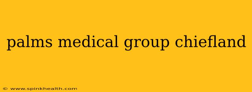 palms medical group chiefland