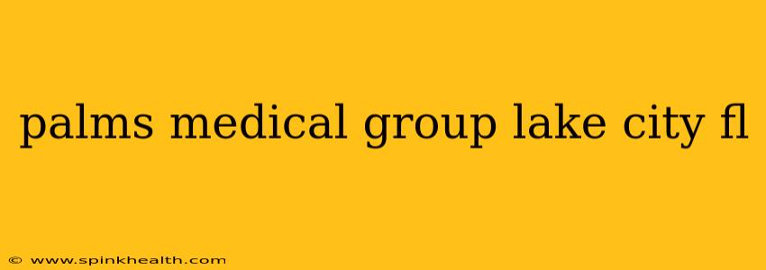 palms medical group lake city fl