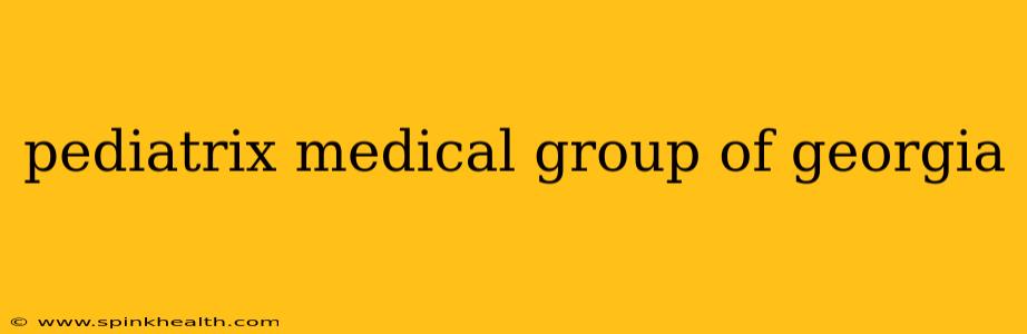 pediatrix medical group of georgia