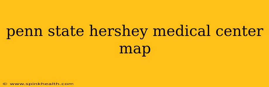 penn state hershey medical center map