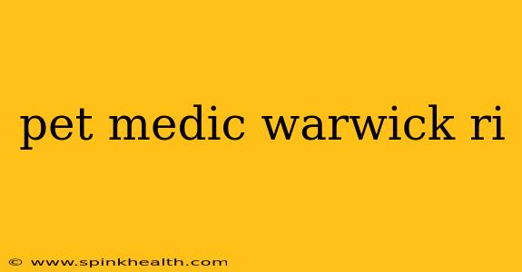pet medic warwick ri