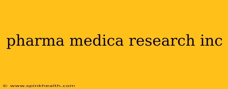 pharma medica research inc