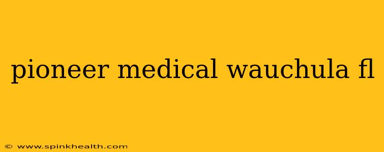 pioneer medical wauchula fl
