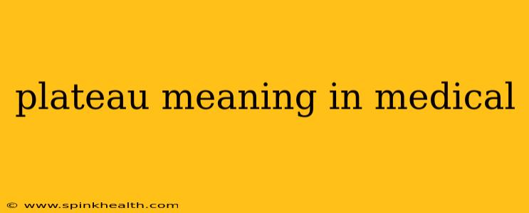 plateau meaning in medical