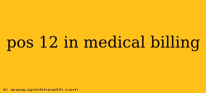 pos 12 in medical billing