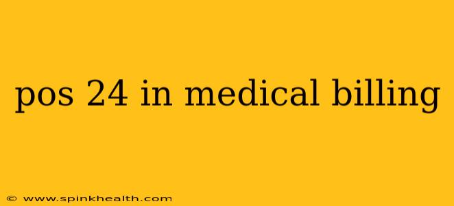 pos 24 in medical billing