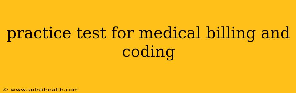 practice test for medical billing and coding