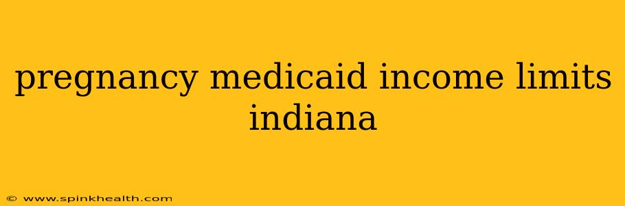 pregnancy medicaid income limits indiana