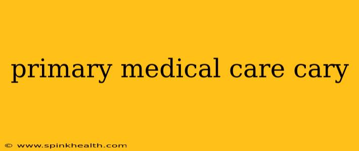 primary medical care cary