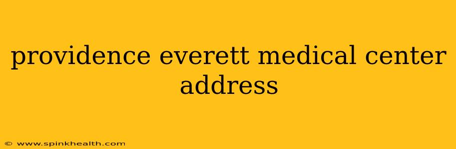 providence everett medical center address