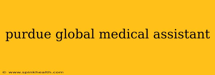 purdue global medical assistant