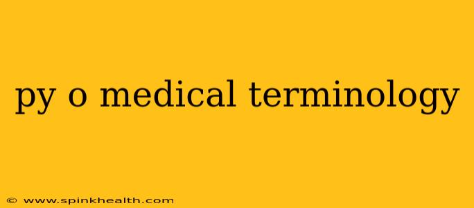 py o medical terminology