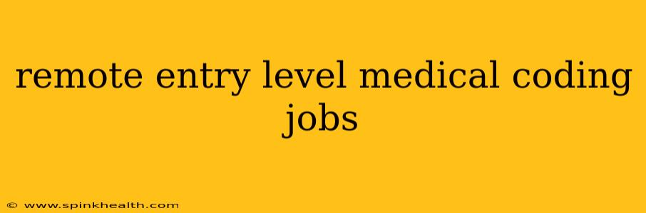 remote entry level medical coding jobs