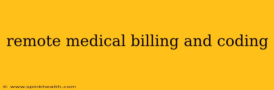 remote medical billing and coding