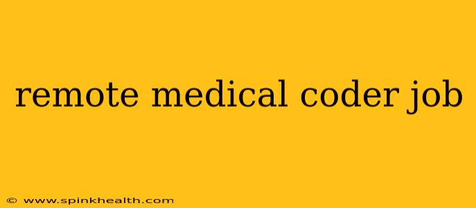 remote medical coder job