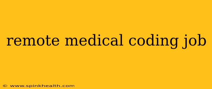 remote medical coding job
