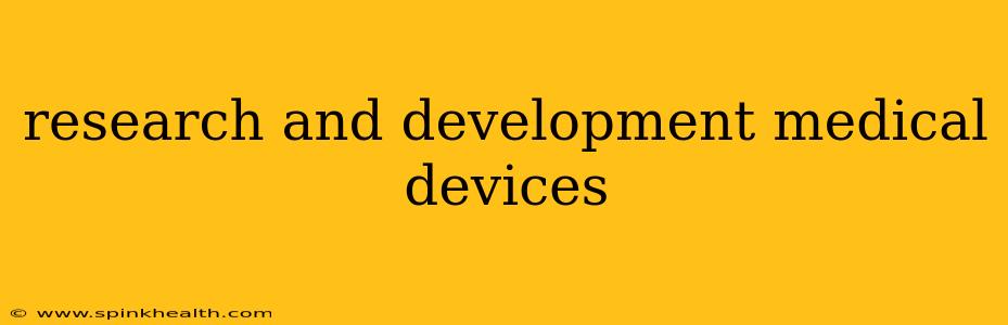 research and development medical devices