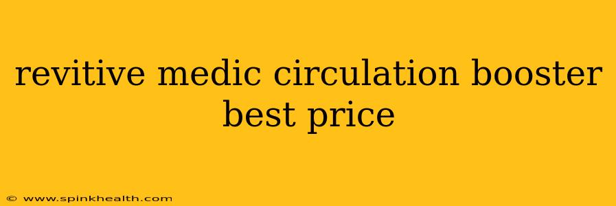 revitive medic circulation booster best price