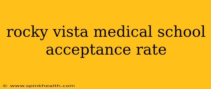 rocky vista medical school acceptance rate