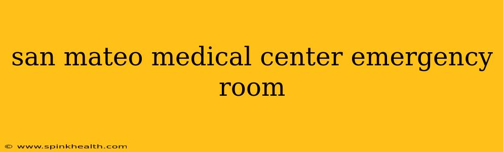 san mateo medical center emergency room