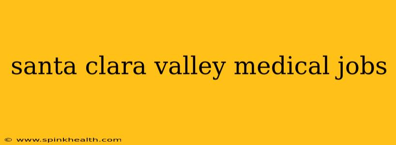 santa clara valley medical jobs