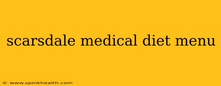 scarsdale medical diet menu