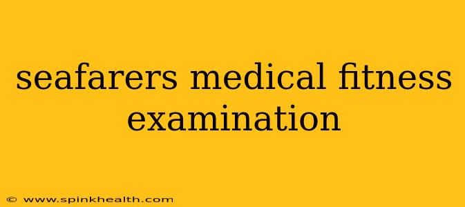 seafarers medical fitness examination