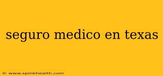 seguro medico en texas