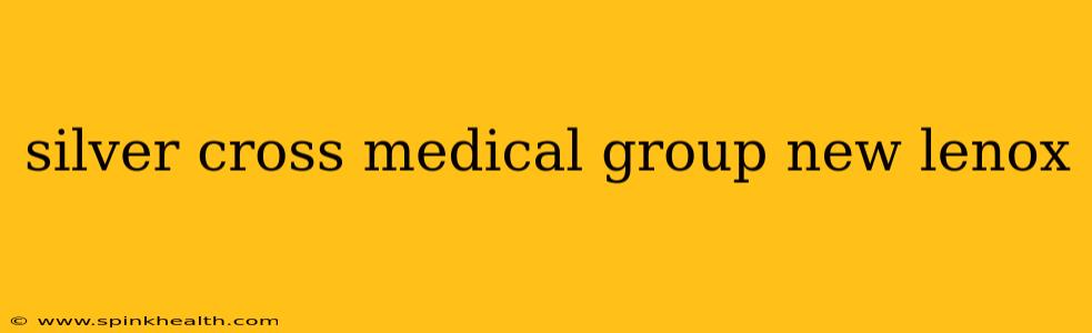 silver cross medical group new lenox