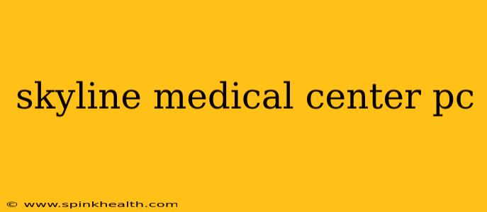 skyline medical center pc