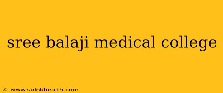 sree balaji medical college