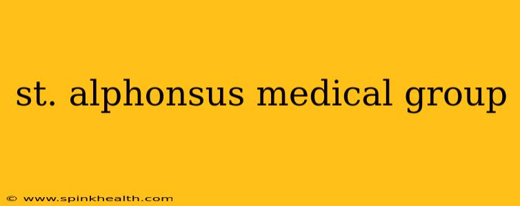 st. alphonsus medical group