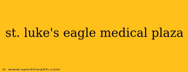 st. luke's eagle medical plaza