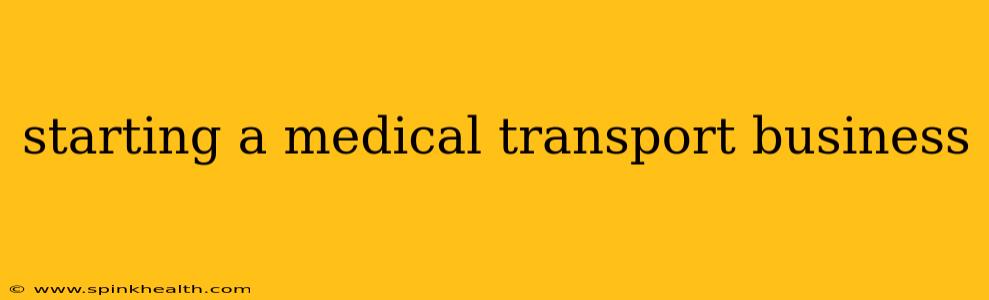 starting a medical transport business